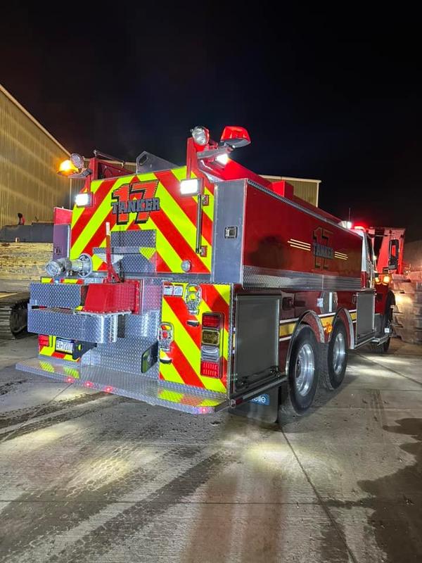 Fire Engine Assisting Construction Tanker 17 & Brush 17 just returned from assisting the City of Monessen ...