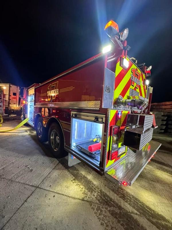 Fire Engine Assisting Construction Tanker 17 & Brush 17 just returned from assisting the City of Monessen ...